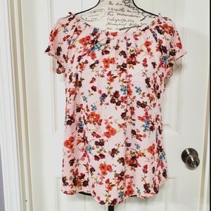Lauren Conrad Floral Blouse